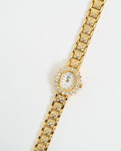 Load image into Gallery viewer, Vintage x LOLINA Gold-Plated Rhinestone Watch