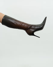 Load image into Gallery viewer, Vintage x Made in Italy x Brown Ombre Leather Sock Boots (7)