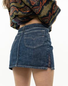 Vintage x VERSACE Denim Skirt (S, M)