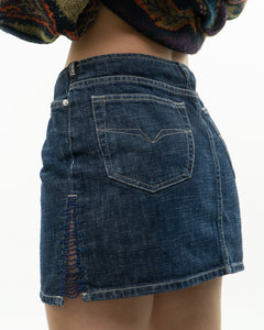 Vintage x VERSACE Denim Skirt (S, M)