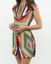 Load image into Gallery viewer, PETER PILOTTO x Silk Pattern Mini Dress (XS)