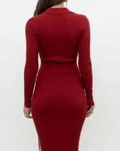 Load image into Gallery viewer, Vintage x ABRECOMBIE &amp; FITCH x Red Fine Knit Bodycon Dress (XS)