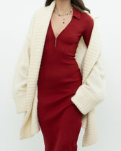 Load image into Gallery viewer, Vintage x ABRECOMBIE &amp; FITCH x Red Fine Knit Bodycon Dress (XS)