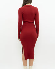 Load image into Gallery viewer, Vintage x ABRECOMBIE &amp; FITCH x Red Fine Knit Bodycon Dress (XS)