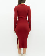 Load image into Gallery viewer, Vintage x ABRECOMBIE &amp; FITCH x Red Fine Knit Bodycon Dress (XS)