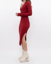 Load image into Gallery viewer, Vintage x ABRECOMBIE &amp; FITCH x Red Fine Knit Bodycon Dress (XS)