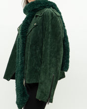 Load image into Gallery viewer, Vintage x Forest Green Fuzzy Soft Scarf