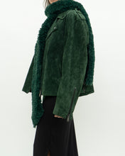 Load image into Gallery viewer, Vintage x Forest Green Fuzzy Soft Scarf