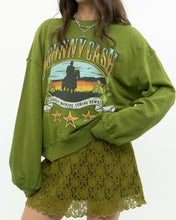 Load image into Gallery viewer, DAYDREAMER x Johnny Cash Green Crewneck (XS-M)