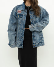 Load image into Gallery viewer, LOONEY TUNES x MEMBERS ONLY Acid Wash Denim Jacket (S-XL)