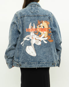 LOONEY TUNES x MEMBERS ONLY Acid Wash Denim Jacket (S-XL)