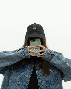 SOLANA x Black Faded Denim Hat