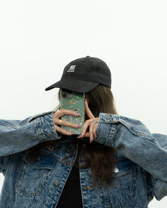 SOLANA x Black Faded Denim Hat