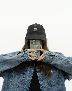 SOLANA x Black Faded Denim Hat