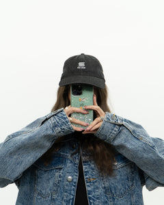 SOLANA x Black Faded Denim Hat