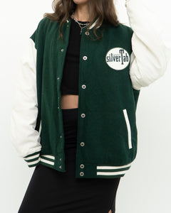 Vintage x LEVIS SILVERTAB Green Felt Varsity Jacket (S-XL)