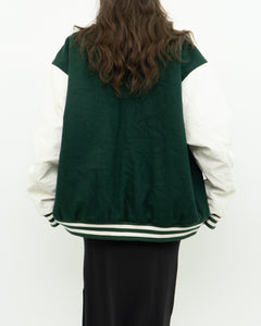 Vintage x LEVIS SILVERTAB Green Felt Varsity Jacket (S-XL)