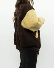 Load image into Gallery viewer, Vintage x Brown Felt &amp; Leather Varsity Jacket (M-XL)