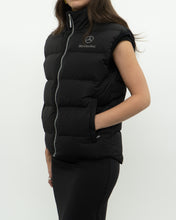 Load image into Gallery viewer, MERCEDES BENZ x Black Down Puffer Vest (XS, S)