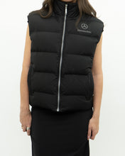 Load image into Gallery viewer, MERCEDES BENZ x Black Down Puffer Vest (XS, S)