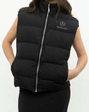 Load image into Gallery viewer, MERCEDES BENZ x Black Down Puffer Vest (XS, S)