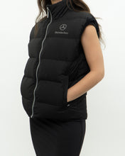 Load image into Gallery viewer, MERCEDES BENZ x Black Down Puffer Vest (XS, S)