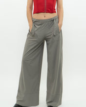 Load image into Gallery viewer, Vintage x Made in Italy x SARAH PACINI Light Grey Flowy Dress Pant (S, M)