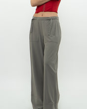 Load image into Gallery viewer, Vintage x Made in Italy x SARAH PACINI Light Grey Flowy Dress Pant (S, M)