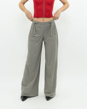 Load image into Gallery viewer, Vintage x Made in Italy x SARAH PACINI Light Grey Flowy Dress Pant (S, M)