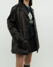 Load image into Gallery viewer, Vintage x ARMAND BASSI Black Leather Jacket (S-L)