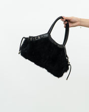 Load image into Gallery viewer, Vintage x Black Fur Purse