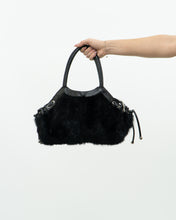 Load image into Gallery viewer, Vintage x Black Fur Purse