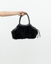 Load image into Gallery viewer, Vintage x Black Fur Purse