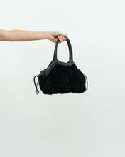 Load image into Gallery viewer, Vintage x Black Fur Purse