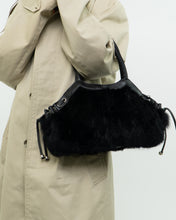 Load image into Gallery viewer, Vintage x Black Fur Purse