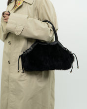 Load image into Gallery viewer, Vintage x Black Fur Purse