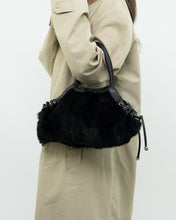 Load image into Gallery viewer, Vintage x Black Fur Purse