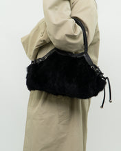 Load image into Gallery viewer, Vintage x Black Fur Purse