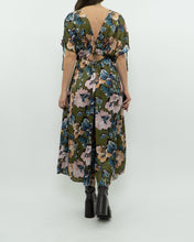 Load image into Gallery viewer, Modern x Green Floral Satin Jumpsuit (XS, S)