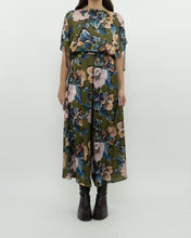 Load image into Gallery viewer, Modern x Green Floral Satin Jumpsuit (XS, S)