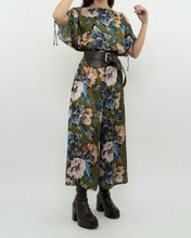 Load image into Gallery viewer, Modern x Green Floral Satin Jumpsuit (XS, S)