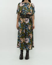 Load image into Gallery viewer, Modern x Green Floral Satin Jumpsuit (XS, S)