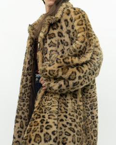 Vintage x TISSAVEL FRANCE Faux Fur Cheetah Jacket (XS-L)