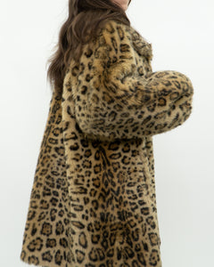 Vintage x TISSAVEL FRANCE Faux Fur Cheetah Jacket (XS-L)