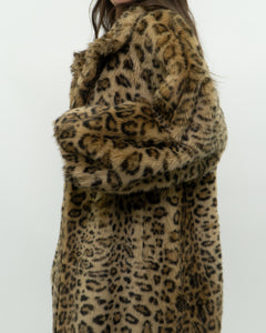 Vintage x TISSAVEL FRANCE Faux Fur Cheetah Jacket (XS-L)