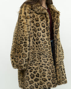 Vintage x TISSAVEL FRANCE Faux Fur Cheetah Jacket (XS-L)