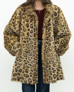 Vintage x TISSAVEL FRANCE Faux Fur Cheetah Jacket (XS-L)