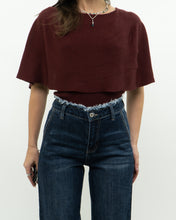 Load image into Gallery viewer, PRADA x Burgundy Fine Knit Silk Blend Top (XS, S)