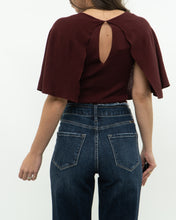 Load image into Gallery viewer, PRADA x Burgundy Fine Knit Silk Blend Top (XS, S)