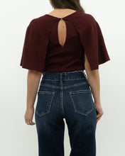 Load image into Gallery viewer, PRADA x Burgundy Fine Knit Silk Blend Top (XS, S)